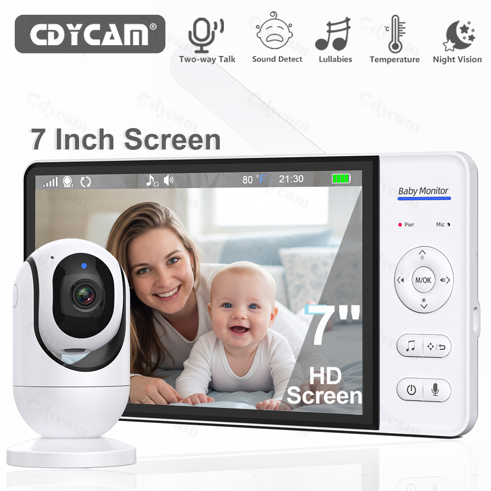Home Cinema Wireless - กล้องดูเด็กแบบวิดีโอ 7.0 นิ้ว 720P แบตเตอรี่ 5000mAh