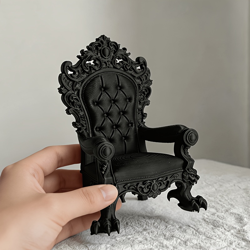 Home Cinema Chairs - เก้าอี้บัลลังก์หรูหรา 1 ชิ้น – สไตล์โกธิค –