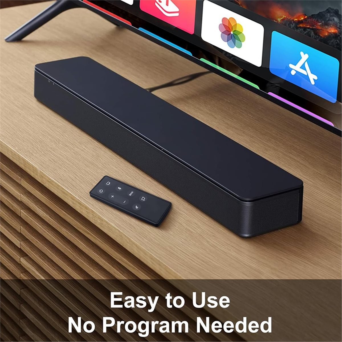 Home Cinema Tv - รีโมทคอนโทรลทดแทน ABAN สำหรับลำโพงทีวี, ซาวด์บาร์ซีรีส์ II, โซโล