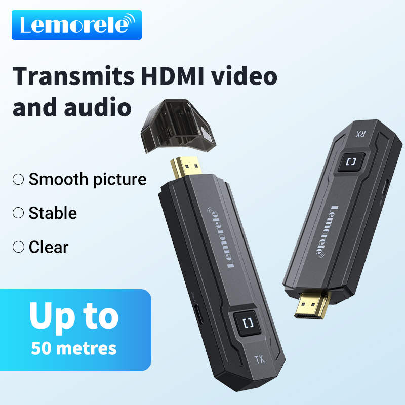 Home Cinema Wireless - เลโมเรล 50M HDMI เครื่องส่งสัญญาณไร้สาย 1080P อะแดปเตอร์ขยายสัญญาณไร้สายเครื่องรับส่งสัญญาณวิดีโอสำหรับ