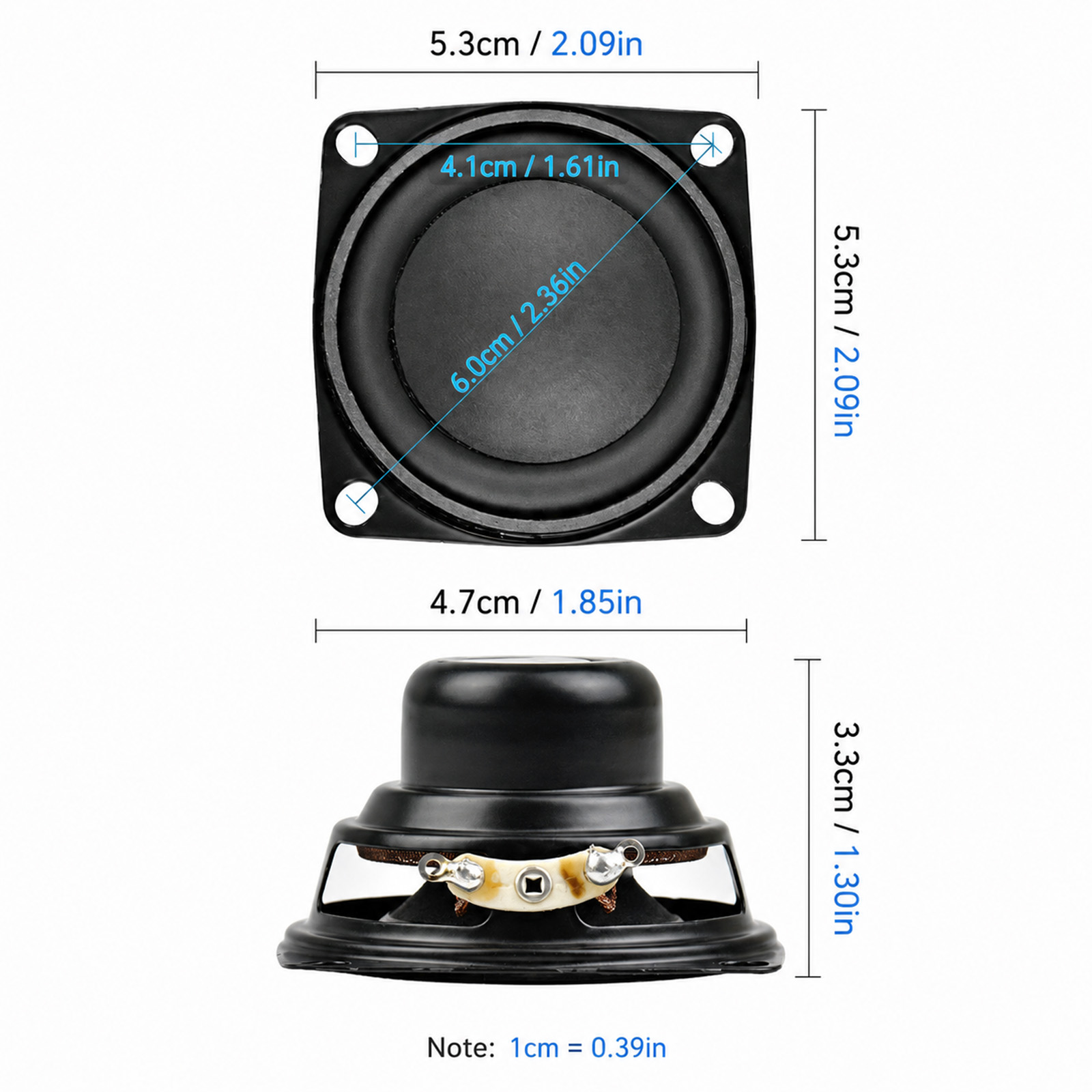 2Pcs 2นิ้ว Mini แบบพกพาลำโพง4O - Home Cinema Jbl บทวิจารณ์และราคา
