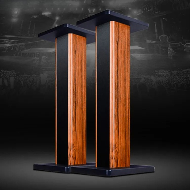 ขาตั้งลำโพงไม้เนื้อแข็งแบบตั้ง - Audio Home Cinema บทวิจารณ์และราคา