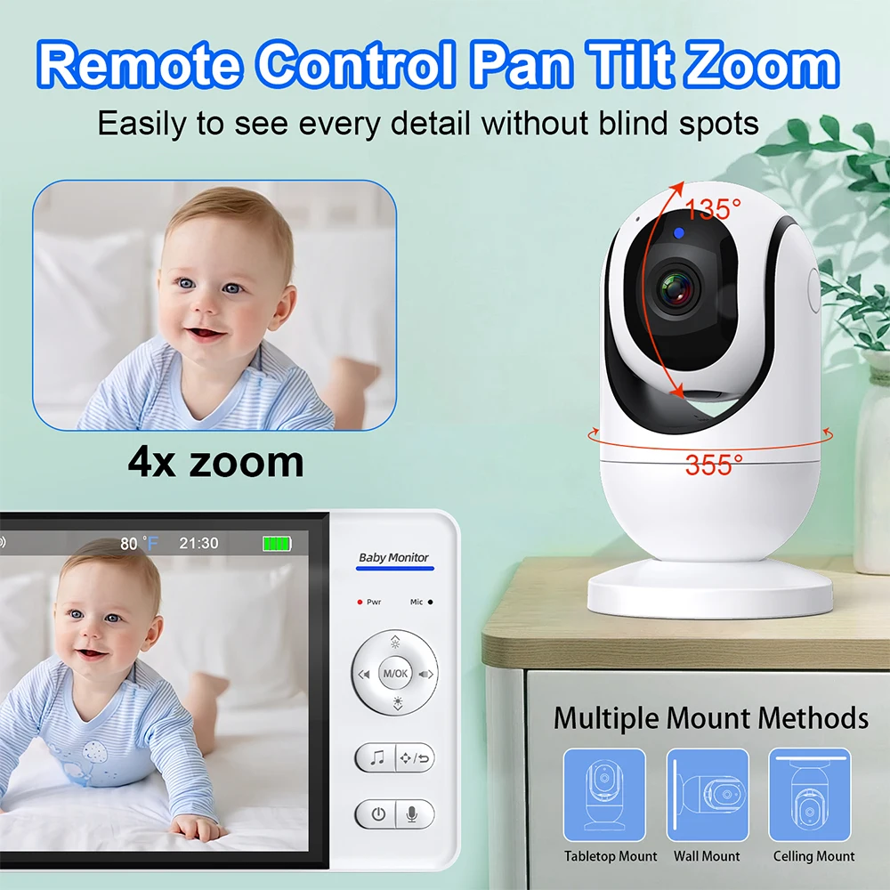 กล้องดูเด็กแบบวิดีโอ 7.0 นิ้ว  - Home Cinema Wireless บทวิจารณ์และราคา