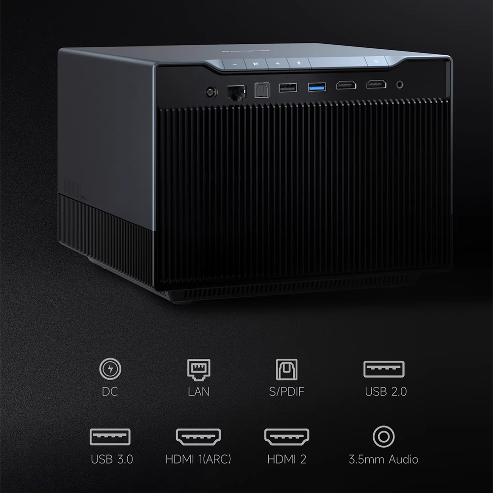 โปรเจคเตอร์ Dangbei F6 DLP 4K  - Audio Home Cinema บทวิจารณ์และราคา