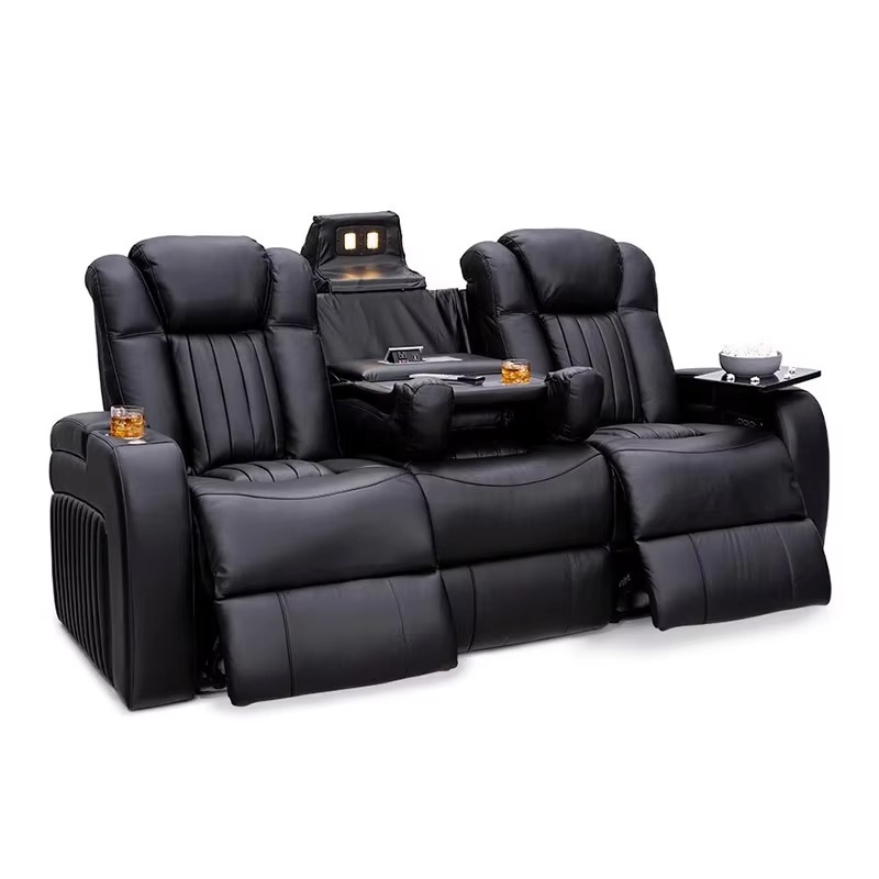 ชุดโซฟาหนังปรับเอนนอนได้ โซฟาโ - Home Cinema Chairs บทวิจารณ์และราคา