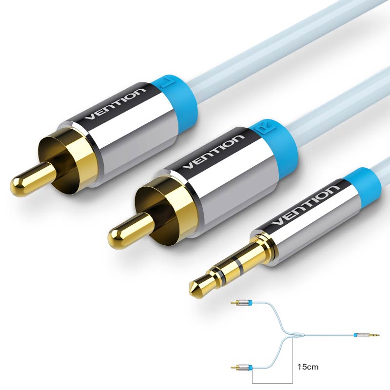 Vention สาย RCA 3.5 ถึง 2rca ส - Home Cinema Tv บทวิจารณ์และราคา